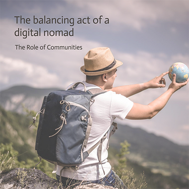 The role of communities in the life of a digital nomad: a balancing act